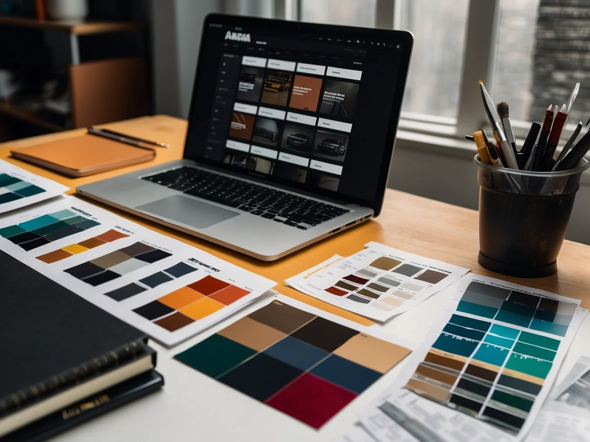 Auto Repair Website project - Website design and development