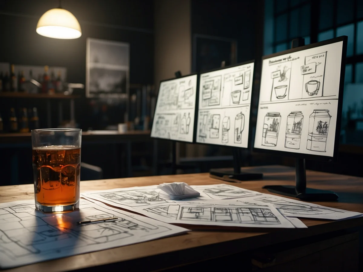 Beverage Company project - Animation and motion graphics