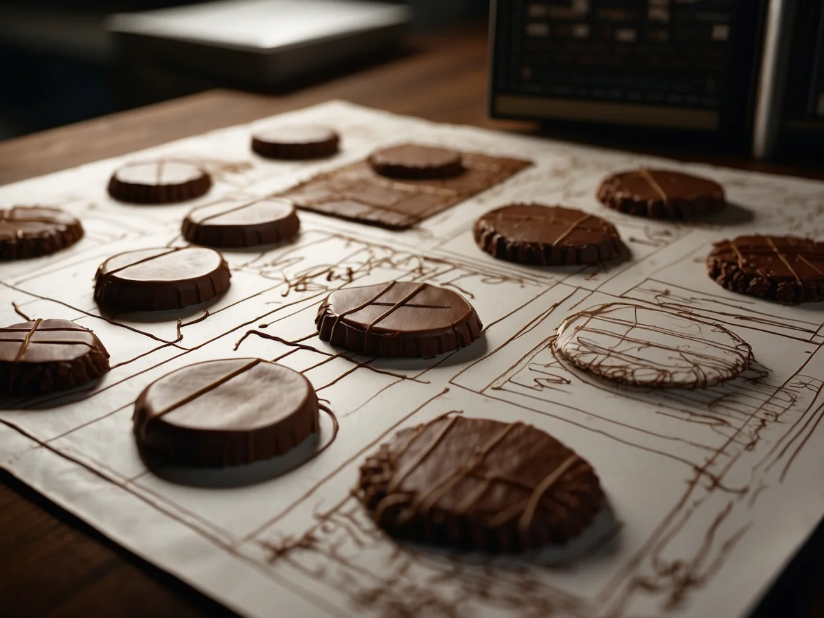 Chocolate over cookies project - Animation and motion graphics