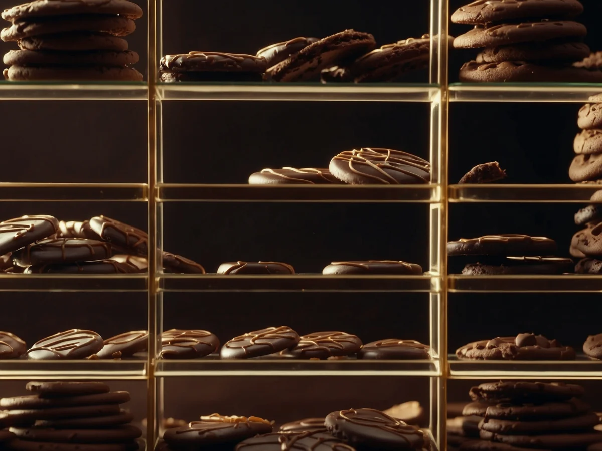 Chocolate over cookies project - Animation and motion graphics