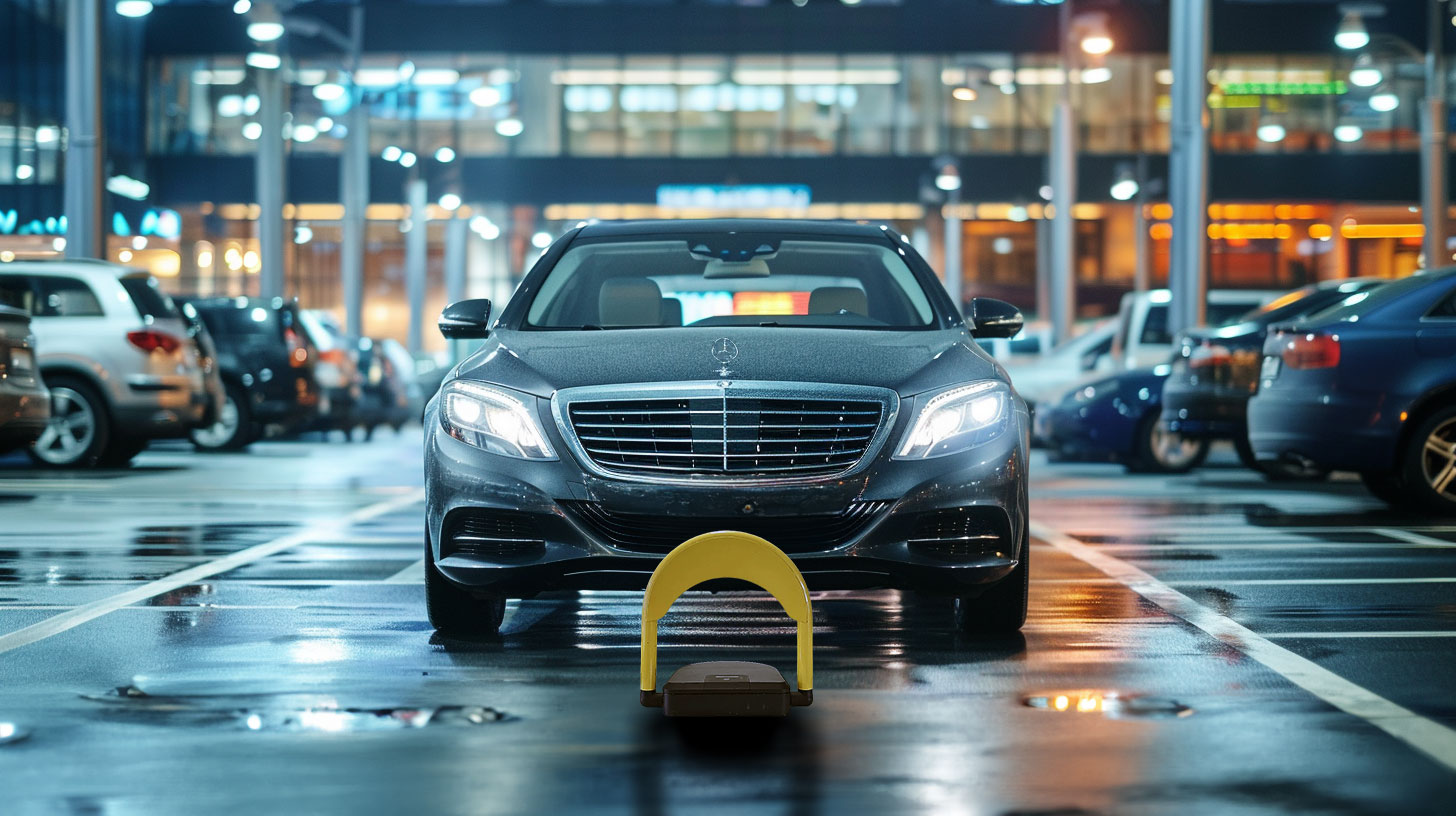 ParkVIP reserved parking hardware installation in active lot