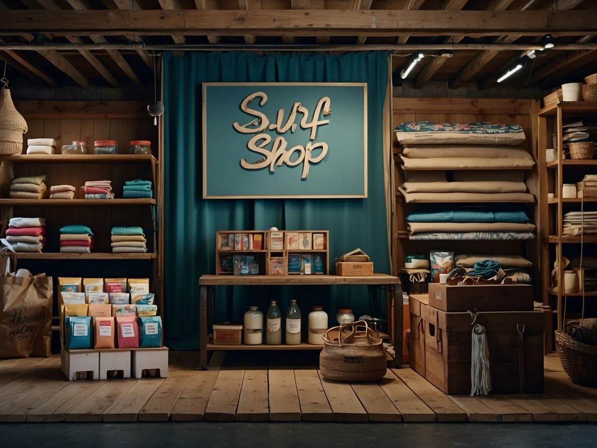 Surf Shop project - Website design and development