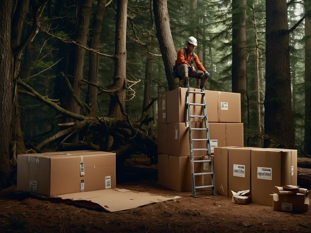 The Tree Climber Company project - Logo design and branding