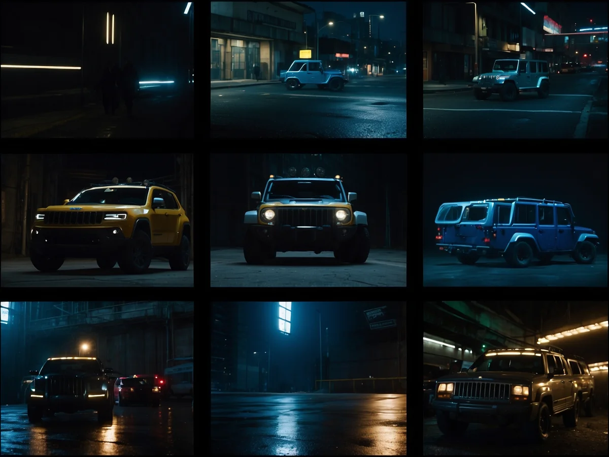 Transformer Jeep project - Animation and motion graphics