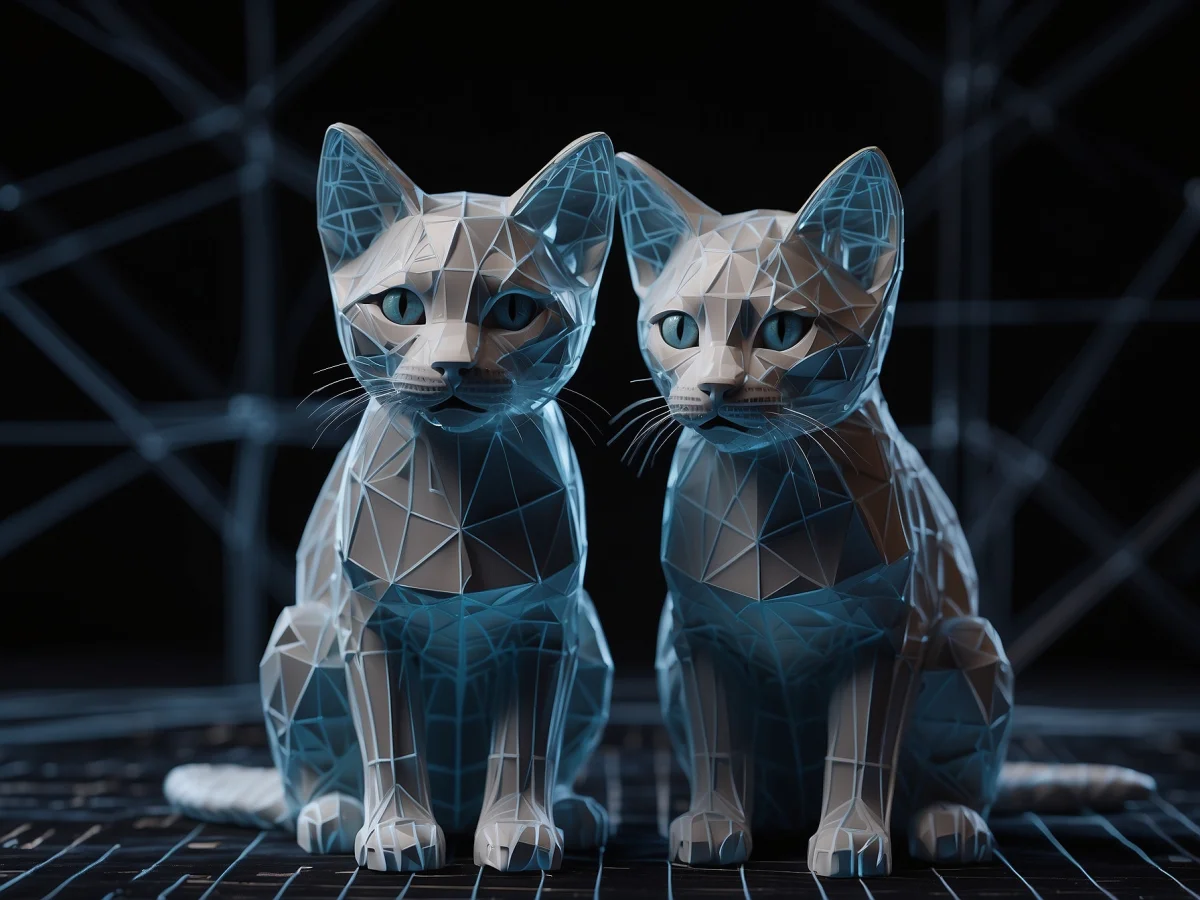 Two Kittens project - 3D modeling and visualization