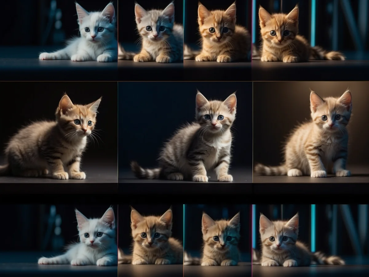 Two Kittens project - 3D modeling and visualization